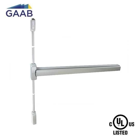 GAAB THREE-POINT LATCHING EXIT DEVIC SATIN CHROME FINISH GAB-T393-04